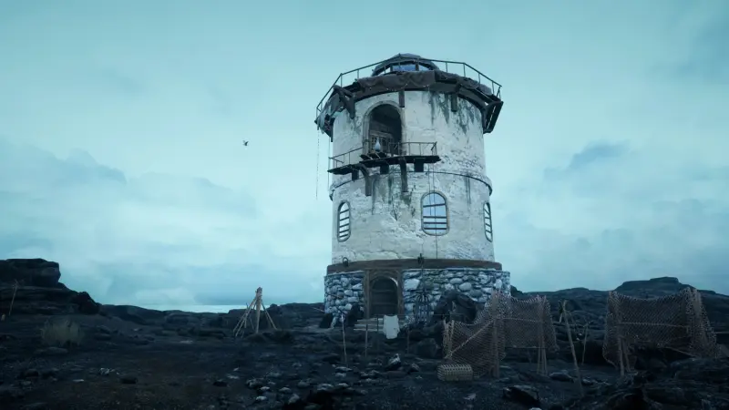 The lighthouse on the island in The Shore: Enhanced Edition